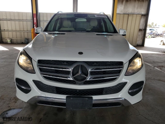 2018 Mercedes-Benz GLE with VIN 4JGDA5JB5JB037008, listed as a Copart auction lot 48599175 with NaN miles and Salvage Title. Bid and sale history available at carsss.com. Image 5.