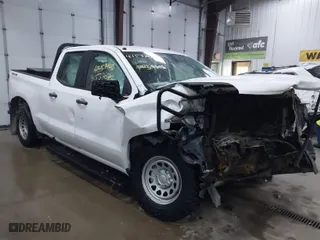 2021 Chevrolet Silverado 1500 Work Truck with VIN 1GCRYAEH9MZ322738, listed as a IAAI auction lot 41537072 with 50 mi miles. Bid and sale history available at carsss.com. Image 1.