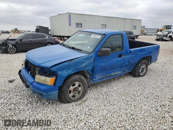 2008 Chevrolet Colorado LS with VIN 1GCCS249088211241, listed as a Copart auction lot 43362325 with 187,888 mi miles and Salvage Title. Bid and sale history available at DreamBid. Image 1.