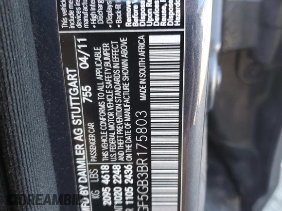 2011 Mercedes-Benz C 350 Sport with VIN WDDGF5GB3BR175803, listed as a Copart auction lot 79757684 with 80,961 mi miles and Salvage title. Bid and sale history available at DreamBid. Image 12.