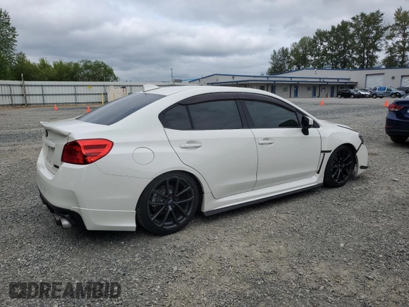 2015 Subaru WRX Premium with VIN JF1VA1F61F9820747, listed as a Copart auction lot 59402955 with 64,830 mi miles and Salvage title. Bid and sale history available at DreamBid. Image 3.