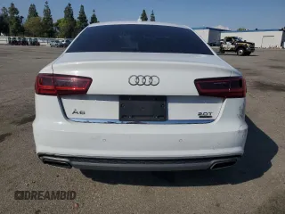 2016 Audi A6 Premium Plus with VIN WAUGFAFC5GN176850, listed as a Copart auction lot 60137275 with 112,770 mi miles and Salvage title. Bid and sale history available at DreamBid. Image 6.