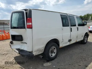 2003 Chevrolet Express Cargo with VIN 1GCHG35U231215213, listed as a Copart auction lot 60315874 with Not provided miles and Salvage title. Bid and sale history available at DreamBid. Image 3.