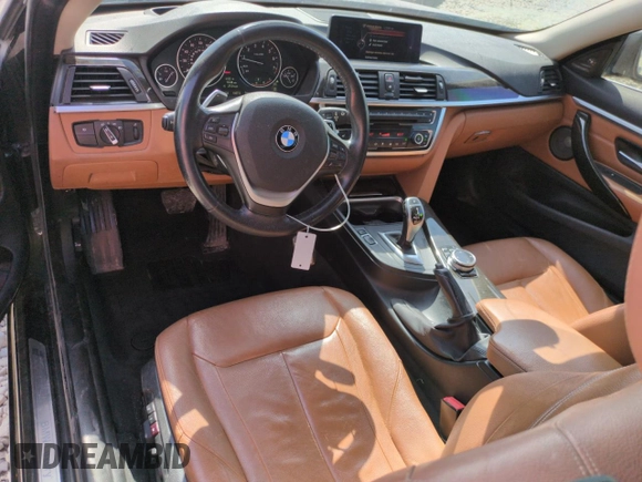 2014 BMW 4 Series 428i xDrive with VIN WBA3N5C5XEK197125, listed as a Copart auction lot 61823835 with 206,902 mi miles and Salvage title. Bid and sale history available at DreamBid. Image 8.