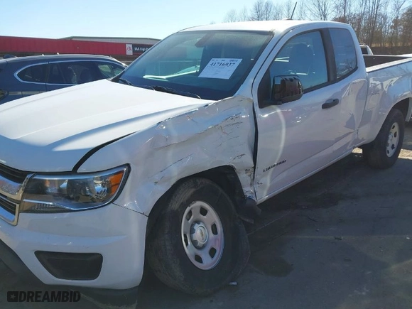 2020 Chevrolet Colorado 2WD Work Truck with VIN 1GCHSBEA0L1237046, listed as a IAAI auction lot 41716937 with 49,076 mi miles. Bid and sale history available at carsss.com. Image 6.
