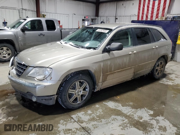 2008 Chrysler Pacifica Touring with VIN 2A8GF68X38R654471, listed as a Copart auction lot 44352955 with 195,134 mi miles and Clean title. Bid and sale history available at DreamBid. Image 1.
