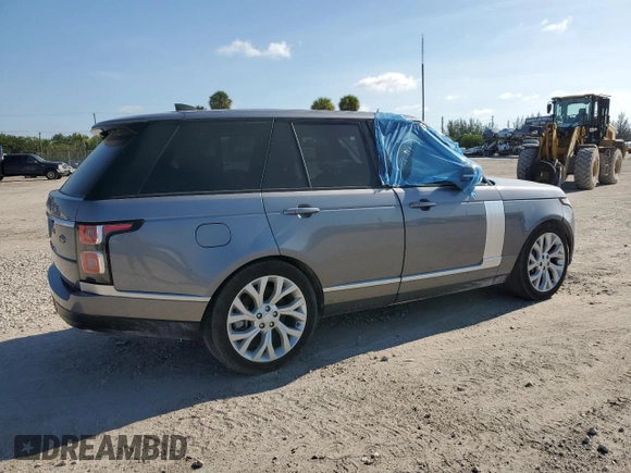 2022 Land Rover Range Rover Westminster with VIN SALGS2RU5NA466995, listed as a Copart auction lot 76800083 with 14,947 mi miles and Clean title. Bid and sale history available at DreamBid. Image 3.