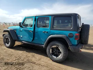 2020 Jeep Wrangler Unlimited Rubicon z VIN 1C4HJXFN2LW300085, wystawiony jako Copart lot #58085445 z przebiegiem 29 545 mil mil oraz Szkoda całkowita • Salvage title. Historia ofert i sprzedaży dostępna na DreamBid. Obrazek 2.