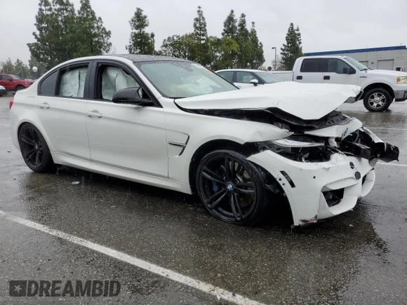 2018 BMW M3 with VIN WBS8M9C58J5J78822, listed as a Copart auction lot 39717984 with 73,682 mi miles. Bid and sale history available at carsss.com. Image 4.