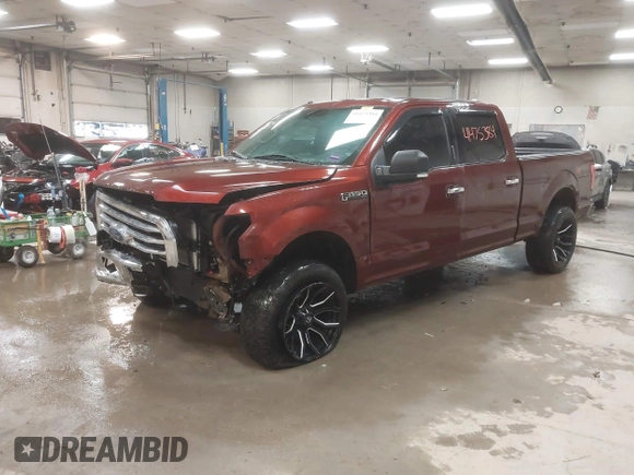 2017 Ford F-150 XL with VIN 1FTFW1EF0HFA15361, listed as a IAAI auction lot 41475384 with 94,736 mi miles and . Bid and sale history available at DreamBid. Image 18.