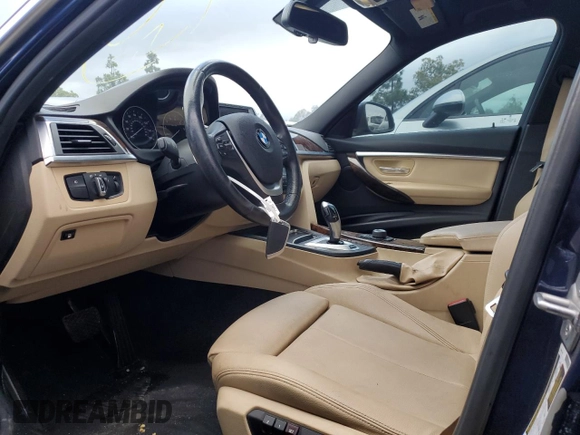 2017 BMW 3 Series 330e iPerformance with VIN WBA8E1C31HA030000, listed as a Copart auction lot 41706995 with 93,213 mi miles and Salvage Title. Bid and sale history available at carsss.com. Image 7.