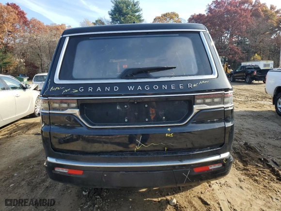 2022 Jeep Grand Wagoneer Series III with VIN 1C4SJVGJ9NS112597, listed as a Copart auction lot 74935494 with 30,594 mi miles and Salvage Title. Bid and sale history available at carsss.com. Image 6.