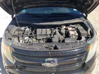 2014 Ford Utility Police Interceptor with VIN 1FM5K8AR4EGC13927, listed as a Copart auction lot 80695424 with 176,680 mi miles and Salvage Title. Bid and sale history available at carsss.com. Image 12.