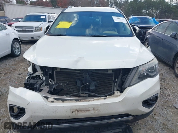 2017 Nissan Pathfinder SV z VIN 5N1DR2MN9HC656258, wystawiony jako IAAI lot #41010118 z przebiegiem 154 944 mil mil oraz . Historia ofert i sprzedaży dostępna na DreamBid. Obrazek 12.