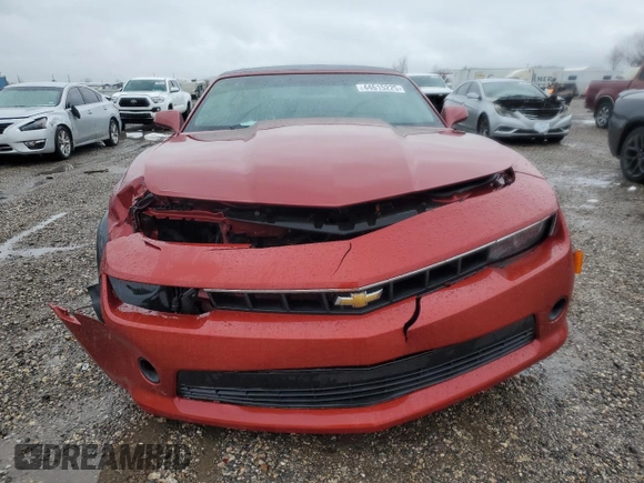 2015 Chevrolet Camaro LT with VIN 2G1FF3D31F9177419, listed as a Copart auction lot 44615225 with 186,589 mi miles and Salvage Title. Bid and sale history available at carsss.com. Image 5.