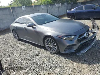 2019 Mercedes-Benz CLS with VIN WDD2J5JB4KA043066, listed as a Copart auction lot 64645454 with 22,657 mi miles and Salvage Title. Bid and sale history available at carsss.com. Image 4.