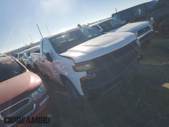 2021 Chevrolet Silverado 1500 Work Truck with VIN 3GCNWAEK6MG329873, listed as a Copart auction lot 86010404 with 84,011 mi miles and Salvage Title. Bid and sale history available at carsss.com. Image 4.