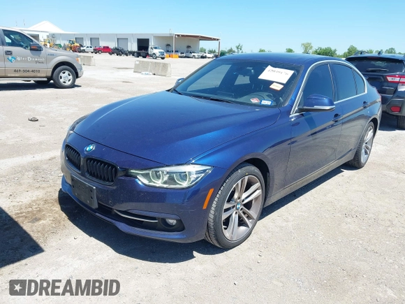 2017 BMW 3 Series 330i with VIN WBA8B9G36HNU54606, listed as a IAAI auction lot 42039176 with 77,007 mi miles and . Bid and sale history available at DreamBid. Image 17.