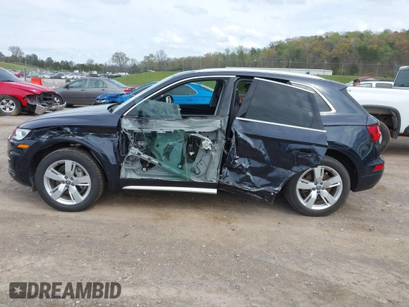 2019 Audi Q5 Premium Plus with VIN WA1BNAFY9K2144483, listed as a IAAI auction lot 41898239 with 54,676 mi miles. Bid and sale history available at carsss.com. Image 14.
