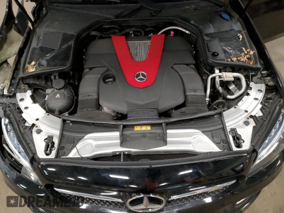 2017 Mercedes-Benz C 43 AMG with VIN WDDWJ6EB5HF457406, listed as a Copart auction lot 52108435 with 44,171 mi miles and Salvage title. Bid and sale history available at DreamBid. Image 11.