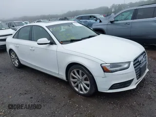 2013 Audi A4 Premium Plus z VIN WAUFFAFL8DN029705, wystawiony jako IAAI lot #42467631 z przebiegiem 160 916 mil mil oraz . Historia ofert i sprzedaży dostępna na DreamBid. Obrazek 1.