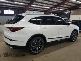2023 Acura MDX Type S w/Advance Package with VIN 5J8YD8H88PL000130, listed as a Copart auction lot 48177585 with 37,861 mi miles and Salvage Title. Bid and sale history available at carsss.com. Image 3.