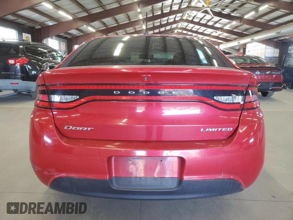 2013 Dodge Dart Limited with VIN 1C3CDFCA4DD268044, listed as a Copart auction lot 53029145 with 130,647 mi miles and Salvage Title. Bid and sale history available at carsss.com. Image 6.