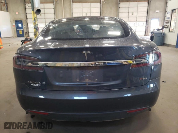 2014 Tesla Model S 60 with VIN 5YJSA1H14EFP53113, listed as a Copart auction lot 69430934 with 116,970 mi miles and Non repairable. Bid and sale history available at DreamBid. Image 6.