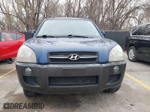 2006 Hyundai Tucson GLS with VIN KM8JN12D26U294624, listed as a IAAI auction lot 41853785 with 217,113 mi miles. Bid and sale history available at carsss.com. Image 6.
