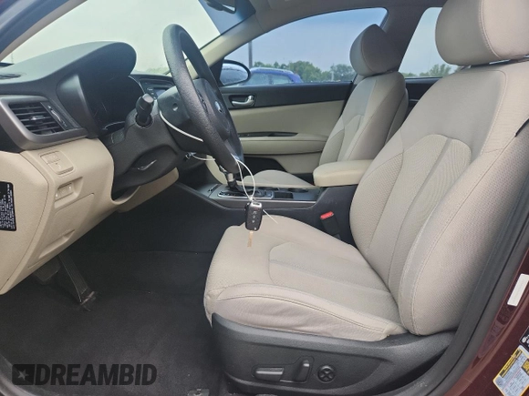 2016 Kia Optima LX with VIN 5XXGT4L31GG024108, listed as a Copart auction lot 60695765 with 92,417 mi miles and Salvage title. Bid and sale history available at DreamBid. Image 7.
