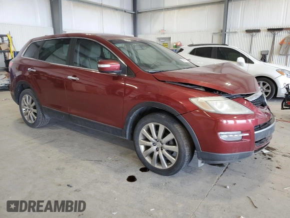 2009 Mazda CX-9 Touring with VIN JM3TB28V790172971, listed as a Copart auction lot 52547735 with 162,921 mi miles and Salvage Title. Bid and sale history available at carsss.com. Image 4.
