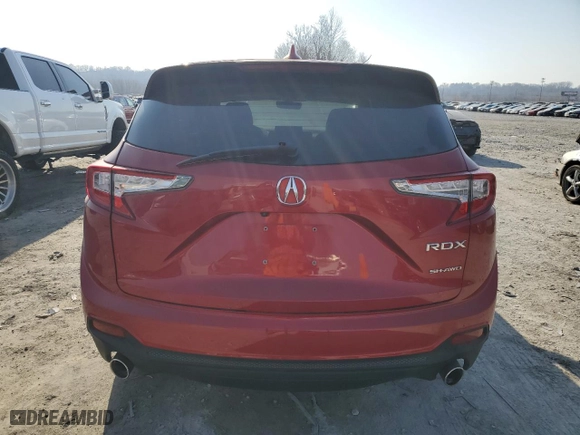2019 Acura RDX with VIN 5J8TC2H30KL039804, listed as a Copart auction lot 48666505 with 105,439 mi miles and Clean Title. Bid and sale history available at carsss.com. Image 6.