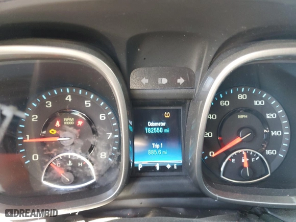 2013 Chevrolet Malibu LT with VIN 1G11E5SAXDF310063, listed as a Copart auction lot 44921185 with 182,550 mi miles and Salvage Title. Bid and sale history available at carsss.com. Image 9.