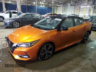 2022 Nissan Sentra SR with VIN 3N1AB8DV8NY231537, listed as a Copart auction lot 44904905 with 13,805 mi miles and Non Repairable. Bid and sale history available at carsss.com. Image 1.