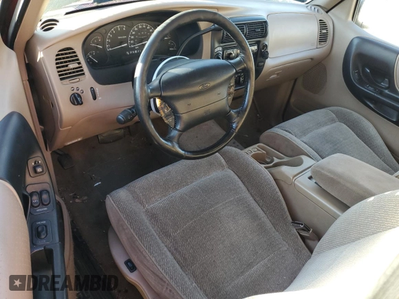 1997 Ford Ranger XLT with VIN 1FTCR15X5VTA08731, listed as a Copart auction lot 74126904 with 74,233 mi miles and Salvage Title. Bid and sale history available at DreamBid. Image 8.