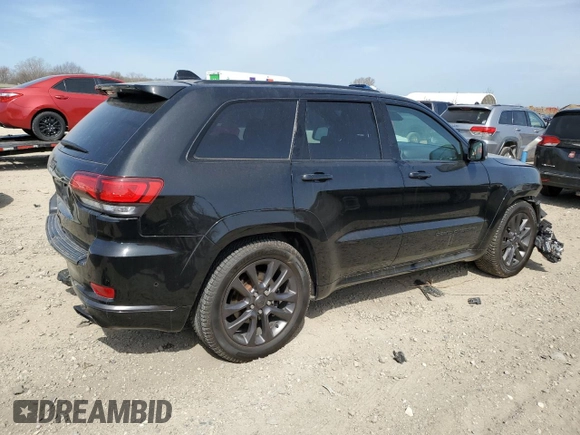 2018 Jeep Grand Cherokee High Altitude with VIN 1C4RJFCT9JC120215, listed as a Copart auction lot 54124305 with 81,203 mi miles and Clean title. Bid and sale history available at DreamBid. Image 3.