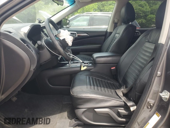 2020 Nissan Pathfinder S with VIN 5N1DR2AM6LC647098, listed as a Copart auction lot 57302505 with 51,325 mi miles and Salvage title. Bid and sale history available at DreamBid. Image 7.