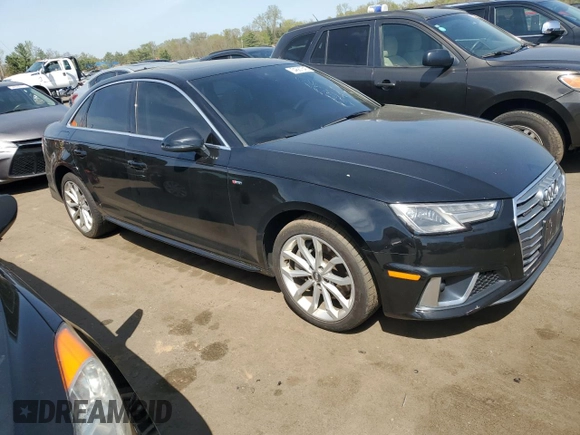 2019 Audi A4 Premium z VIN WAUDNAF41KN020621, wystawiony jako Copart lot #54687645 z przebiegiem 59 552 mil mil oraz Szkoda całkowita • Salvage title. Historia ofert i sprzedaży dostępna na DreamBid. Obrazek 4.