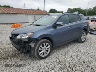 2014 Toyota RAV4 Limited with VIN 2T3DFREV9EW221527, listed as a Copart auction lot 61225505 with 104,286 mi miles and Salvage title. Bid and sale history available at DreamBid. Image 1.