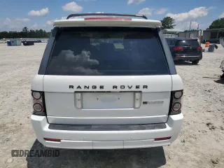 2012 Land Rover Range Rover SC Autobiography with VIN SALMP1E45CA369698, listed as a Copart auction lot 65983495 with 84,438 mi miles and Salvage title. Bid and sale history available at DreamBid. Image 6.