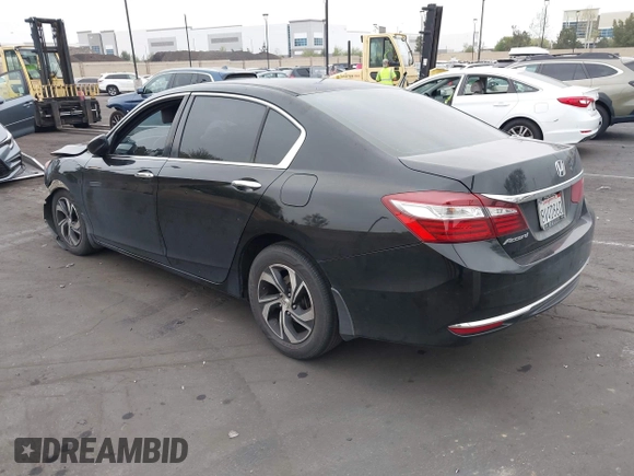 2016 Honda Accord Sedan LX with VIN 1HGCR2F35GA104683, listed as a IAAI auction lot 42046955 with 197,261 mi miles. Bid and sale history available at carsss.com. Image 3.