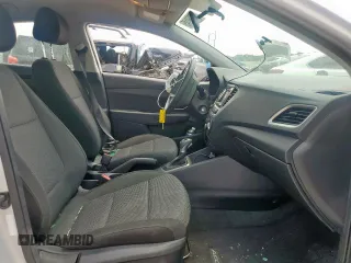 2022 Hyundai Accent SE with VIN 3KPC24A63NE157747, listed as a Copart auction lot 57360145 with 41,353 mi miles and Salvage title. Bid and sale history available at DreamBid. Image 7.