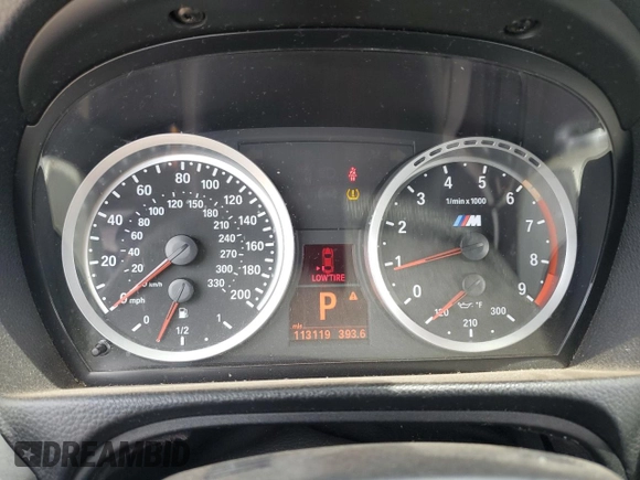 2009 BMW 3 Series M3 with VIN WBSWL93569P331837, listed as a Copart auction lot 57818984 with 113,119 mi miles and Salvage Title. Bid and sale history available at carsss.com. Image 9.