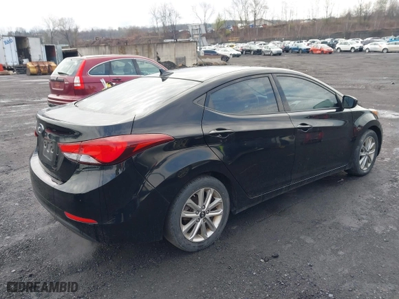2014 Hyundai Elantra SE with VIN KMHDH4AE7EU106114, listed as a IAAI auction lot 42028273 with 147,578 mi miles. Bid and sale history available at carsss.com. Image 4.