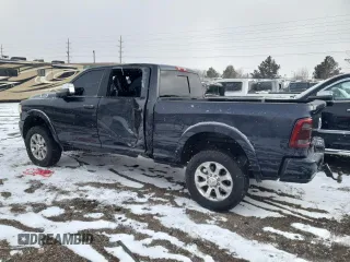 2020 Ram 2500 Laramie with VIN 3C6UR5FL2LG107256, listed as a Copart auction lot 44168315 with 91,849 mi miles and Salvage Title. Bid and sale history available at carsss.com. Image 2.