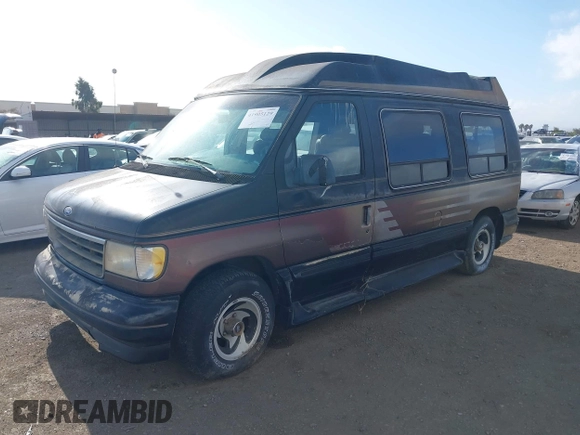 1993 Ford Econoline Cargo with VIN 1FDEE14H5PHB66583, listed as a IAAI auction lot 41905129 with 95,913 mi miles and . Bid and sale history available at DreamBid. Image 2.
