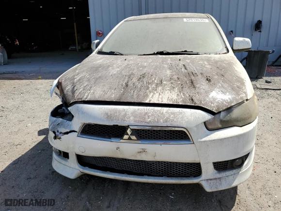 2010 Mitsubishi Lancer GTS with VIN JA32U8FW1AU001061, listed as a Copart auction lot 52014635 with 98,774 mi miles and Clean Title. Bid and sale history available at carsss.com. Image 5.