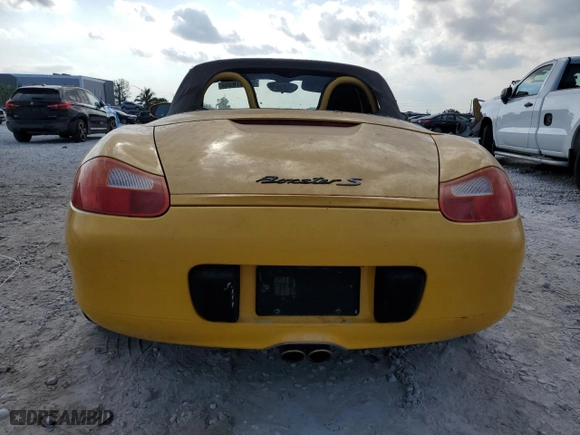 2002 Porsche Boxster S with VIN WP0CB29852U661420, listed as a Copart auction lot 50207835 with 0 mi miles and Non Repairable. Bid and sale history available at carsss.com. Image 6.