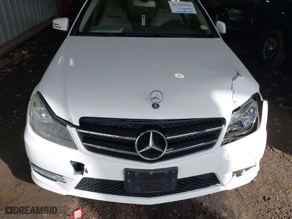 2014 Mercedes-Benz C-Class C 250 with VIN WDDGJ4HB2EG189862, listed as a IAAI auction lot 41745936 with 113,797 mi miles. Bid and sale history available at carsss.com. Image 10.