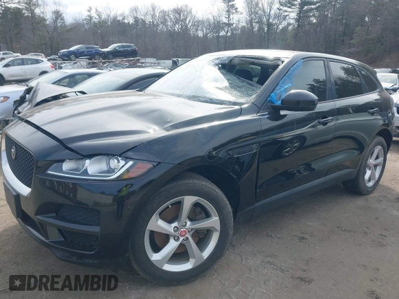 2018 Jaguar F-Pace 30t Premium with VIN SADCJ2GX9JA237496, listed as a IAAI auction lot 41672620 with 80,061 mi miles and . Bid and sale history available at DreamBid. Image 2.